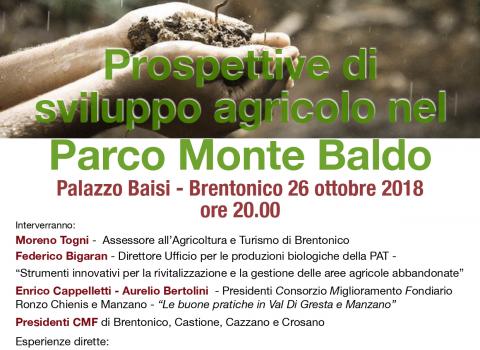 Prospettive di sviluppo agricolo nel Parco del Baldo