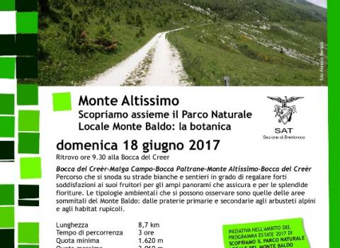 Monte Altissimo, scopriamo insieme il Parco Naturale Locale del Monte Baldo: la botanica