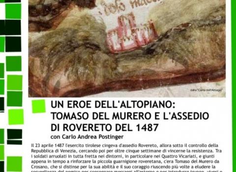 Un eroe dell'altopiano: Tommaso del Murero e l'assedio di Rovereto del 1487