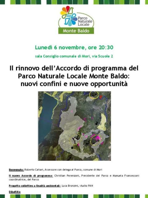 Il rinnovo dell’Accordo di programma del Parco Naturale Locale Monte Baldo