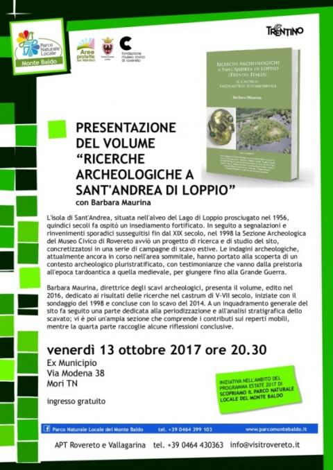 Presentazione del volume "Ricerche archeologiche a Sant'Andrea di Loppio"