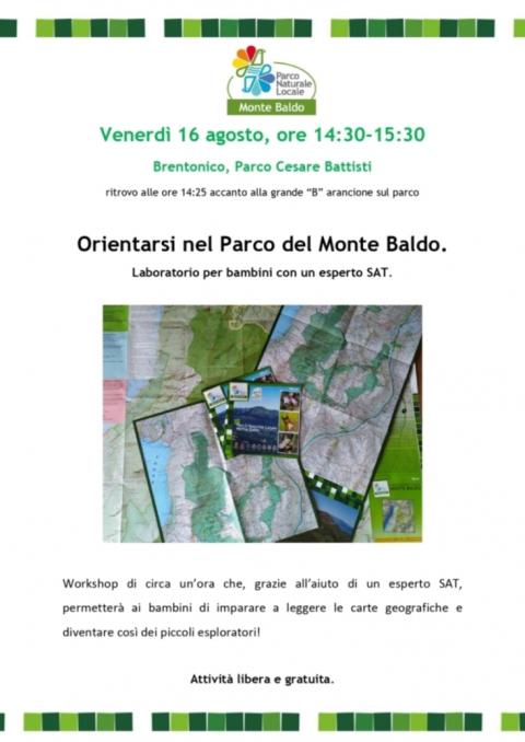 Orientarsi nel Parco del Monte Baldo