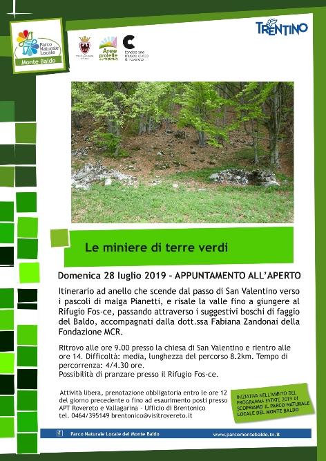 Passeggiata "Le miniere di terre verdi"