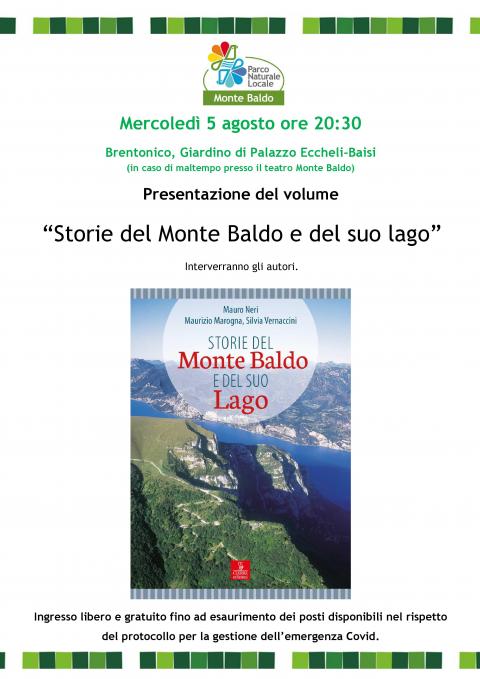 Presentazione del volume  “Storie del Monte Baldo e del suo lago"